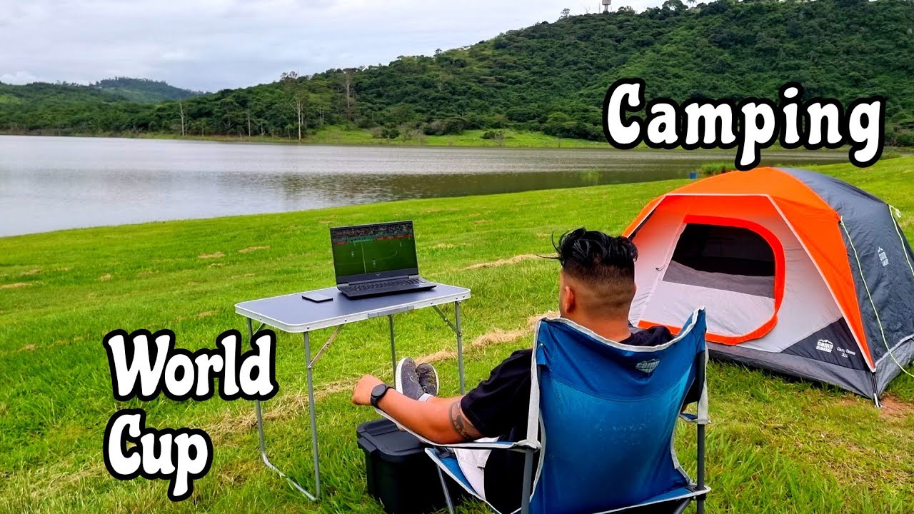 Enjoying the World Cup while Solo Camping