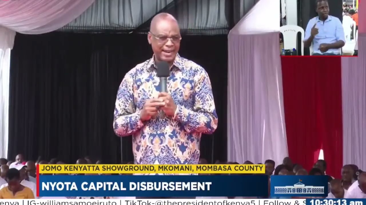 LISTEN TO AMASON KINGI POWERFUL SPEECH INFRONT OF PRES RUTO!!