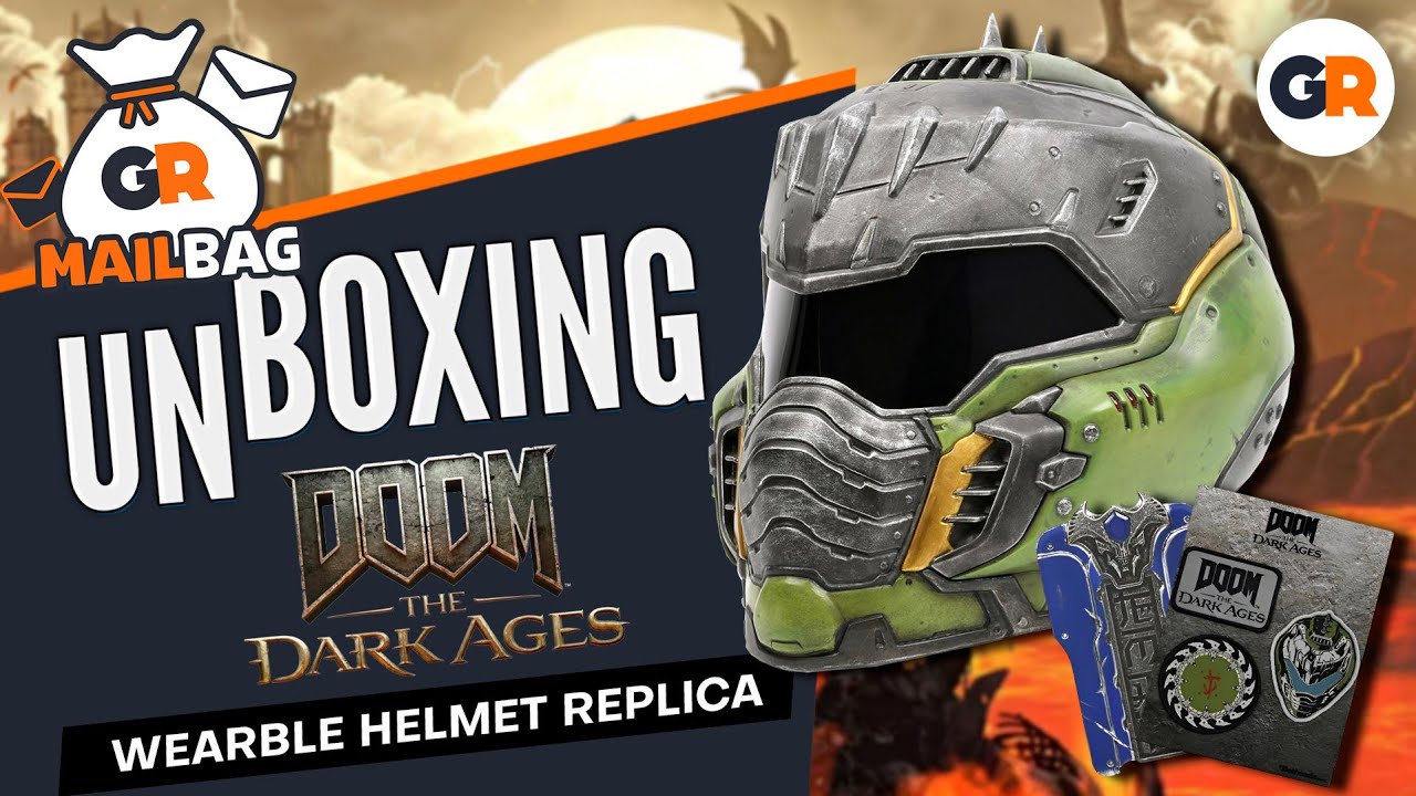 DOOM: The Dark Ages Wearable Helmet Replica Unboxing - Game Rant Mailbag