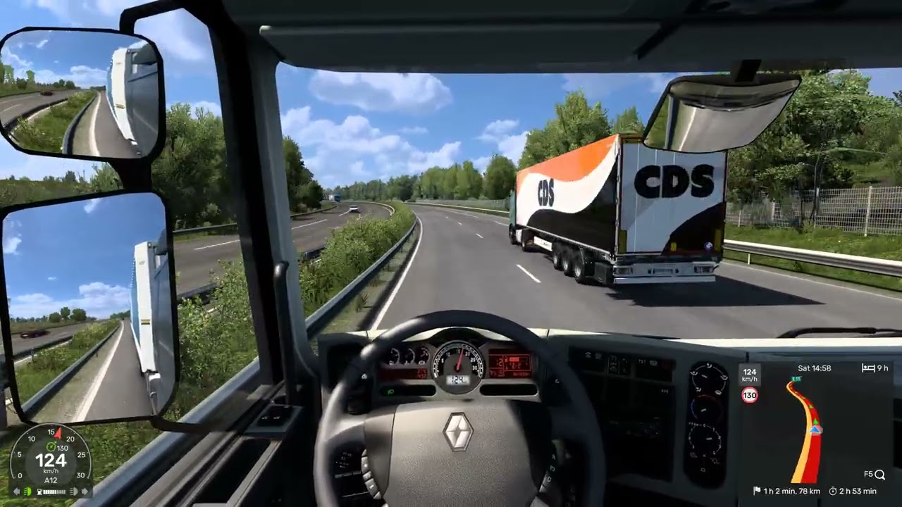Euro Truck Simulator 2 Delivery post packages across France (11 t) №2