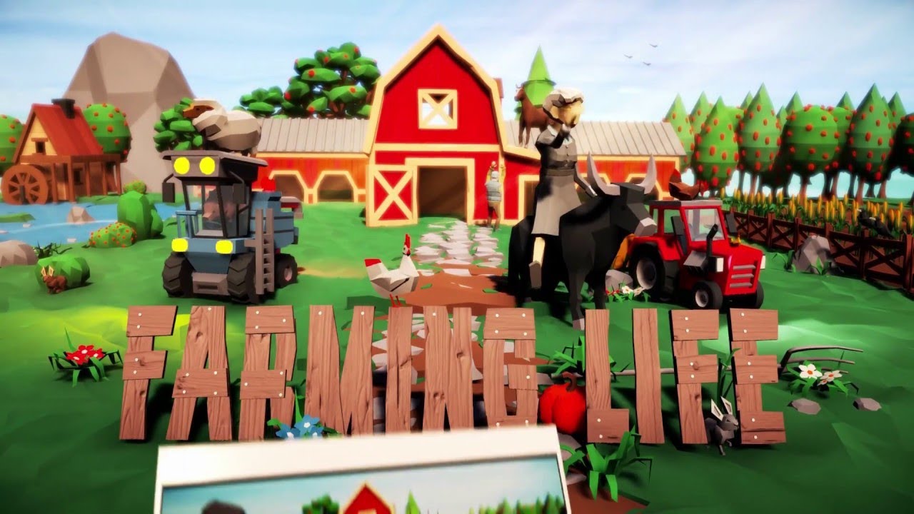 FARMING LIFE -  Prepare um lugar para viver para gatos, galinhas, vacas, cães, cabras, gansos......