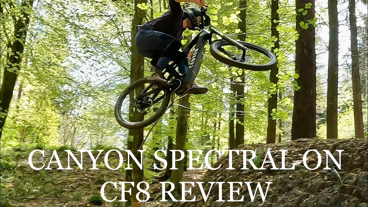 THIS E-MTB DESTROYS BIKE PARKS! Canyon Spectral ON CF8 MTB Rider Review #mtb #emtb
