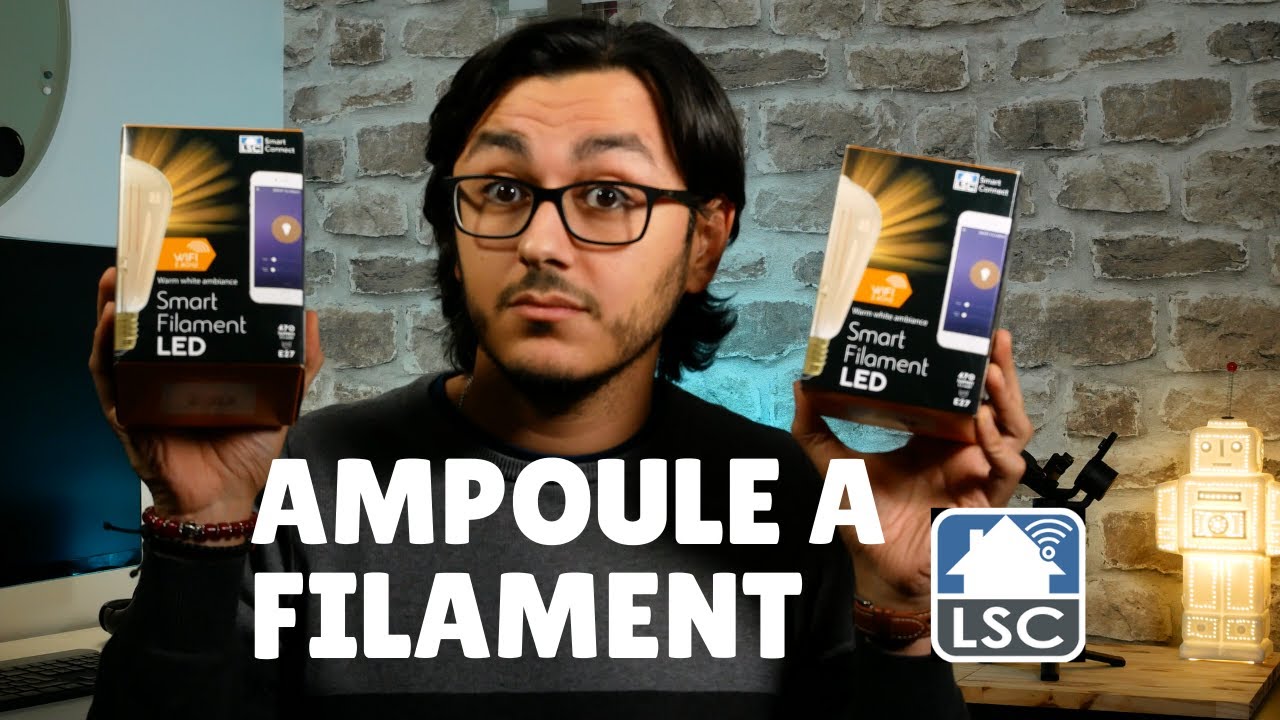 LSC SMART CONNECT: ampoule Filament LED Wifi et connectée des magasins Action