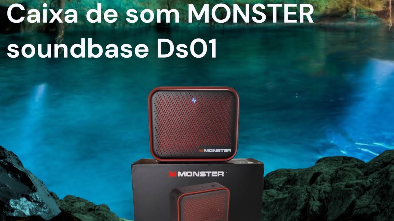 Unboxing e primeiras impressões da Caixa de som, MONSTER soundbase DS01