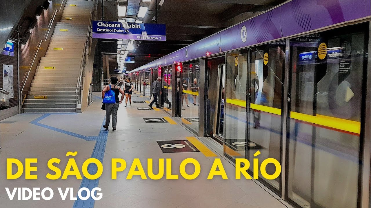 Conoce el METRO DE SAO PAULO y Aprende a viajar de SAO PAULO a RIO DE JANEIRO en ONNIBUS desde TIETE