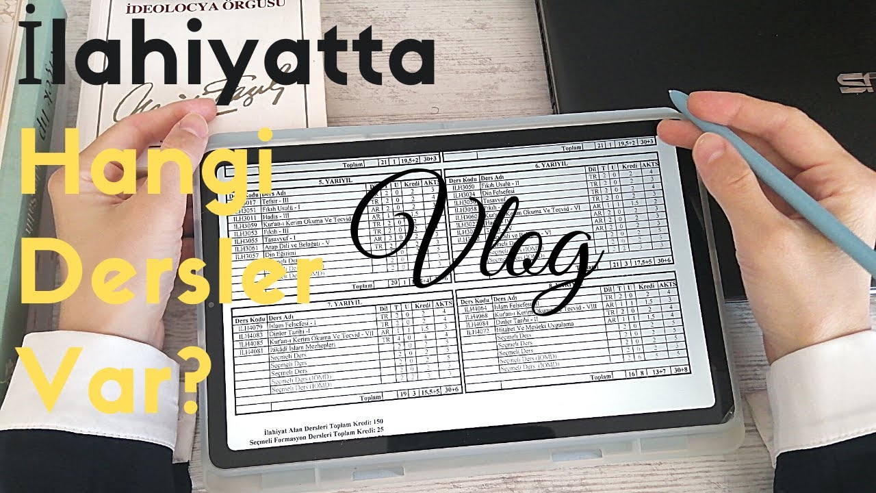 İlahiyatta Hangi Dersler Var? / İlahiyat Okuyacaklara Tavsiyeler-5 / Vlog