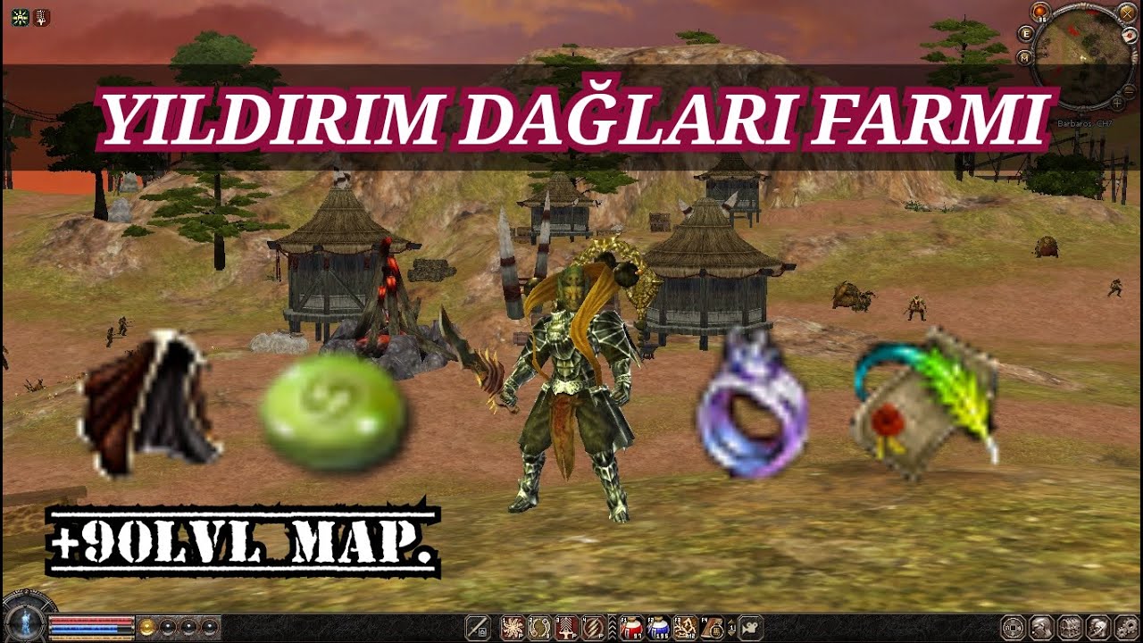 YILDIRIM DAĞLAR'INDA FARM YAPTIK !! | +90 LVL MAP FARMI !! | METİN2TR BARBAROS