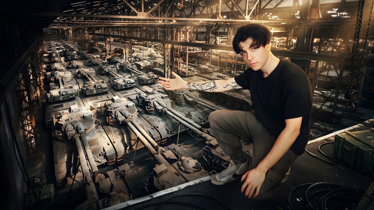 Encontré más de 100 TANQUES en este HANGAR SECRETO