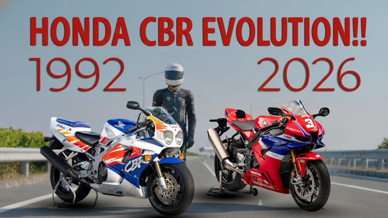 Эволюция Honda CBR: с 1992 по 2026 год — полная история и изменения.