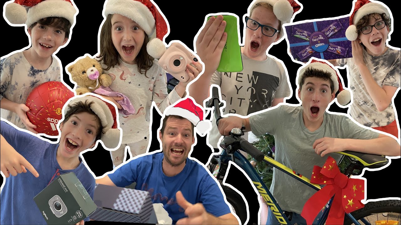 CHRISTMAS MORNING ROUTINE with 6 KIDS