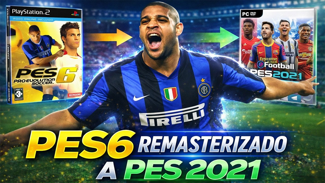 ✅Este *PARCHE* convierte PES 2021 en PES 6 🤯