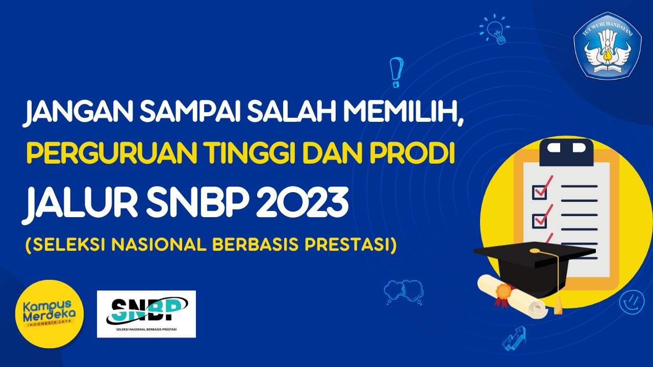 Daftar PTN dan Program Studi SNBP 2023