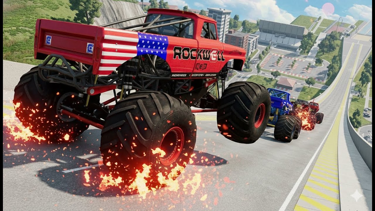 LIVE 0130 | Random Car - Epic Car Jumps & Crashes - BeamNG.Drive