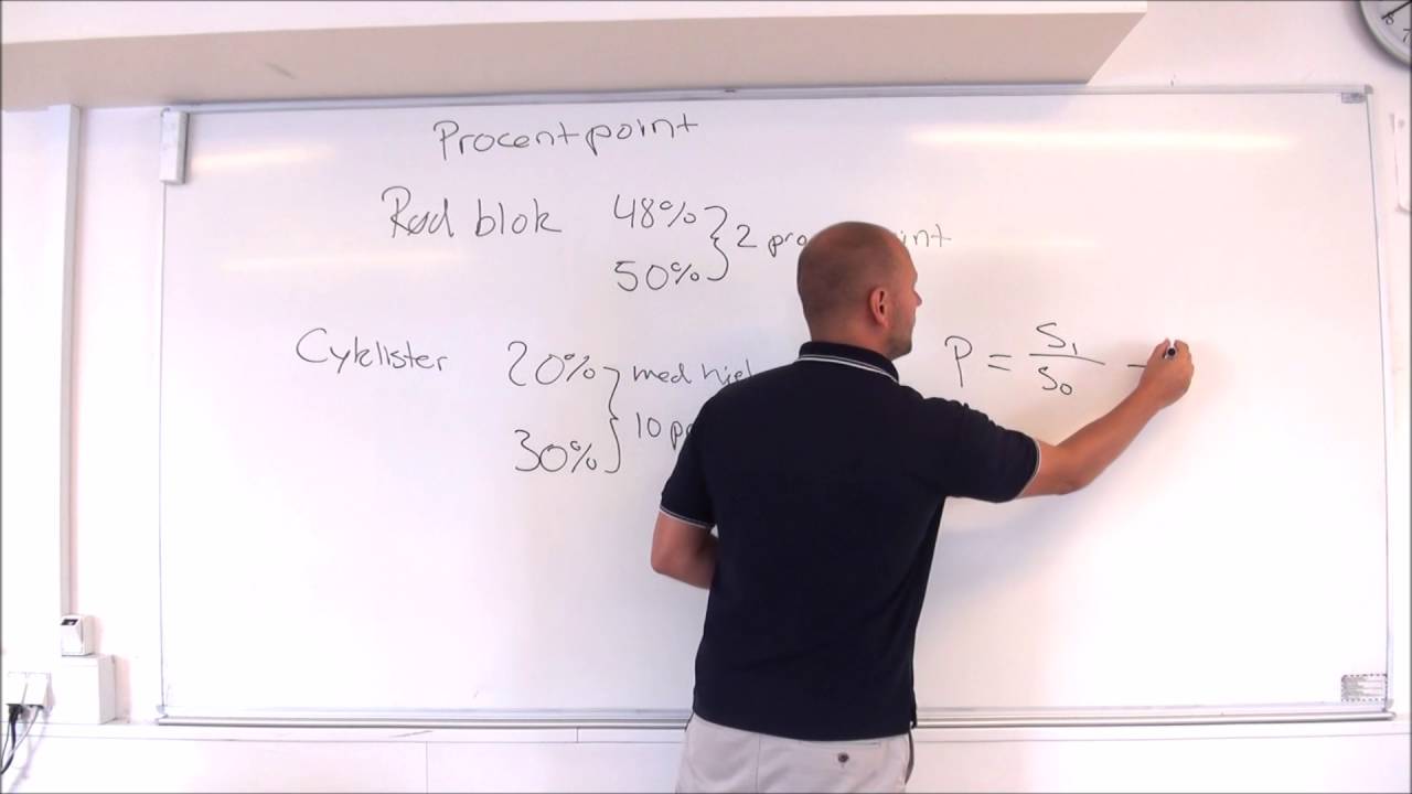 Procent - Procentpoint - Matematik FED