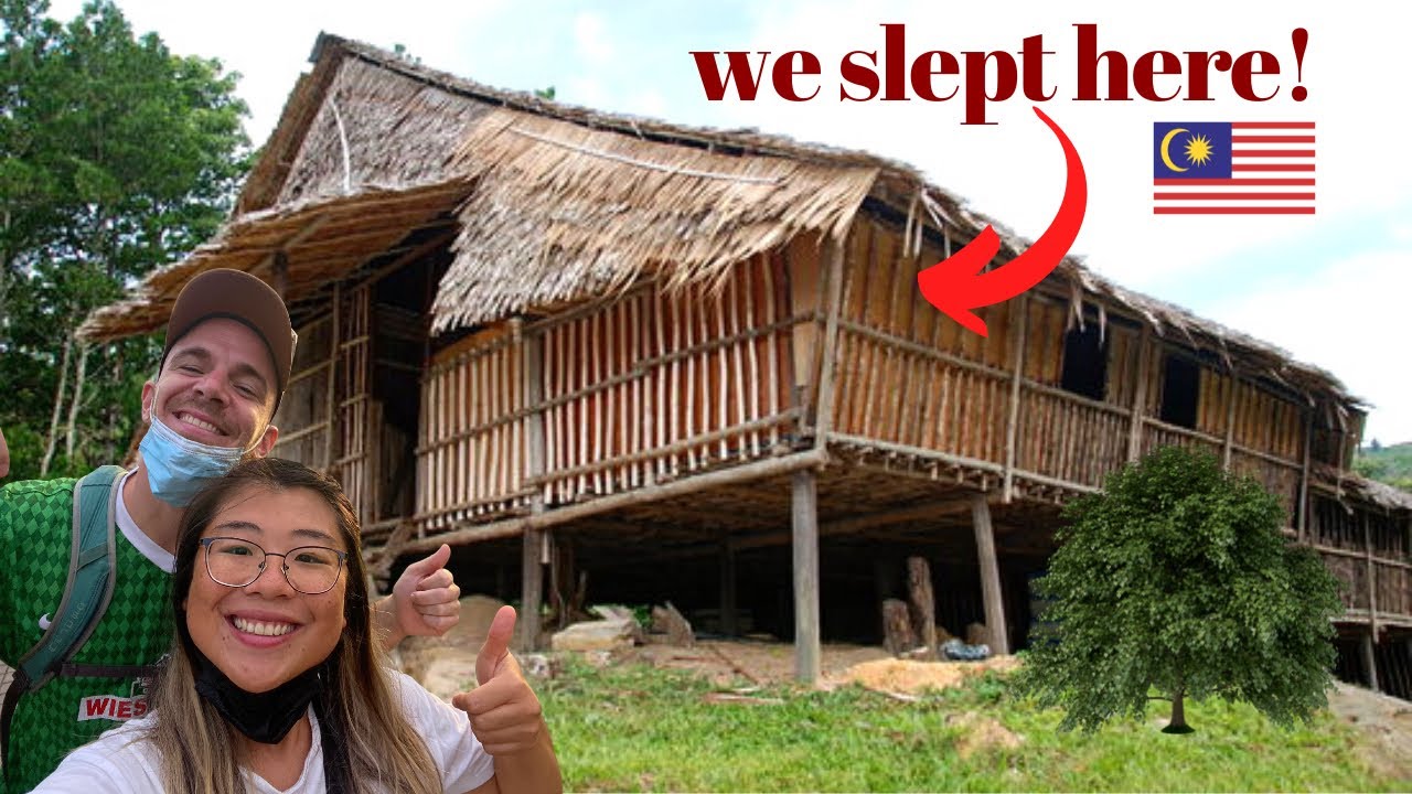 Mind-blowing 24 hours with local tribe in Borneo! 🇲🇾