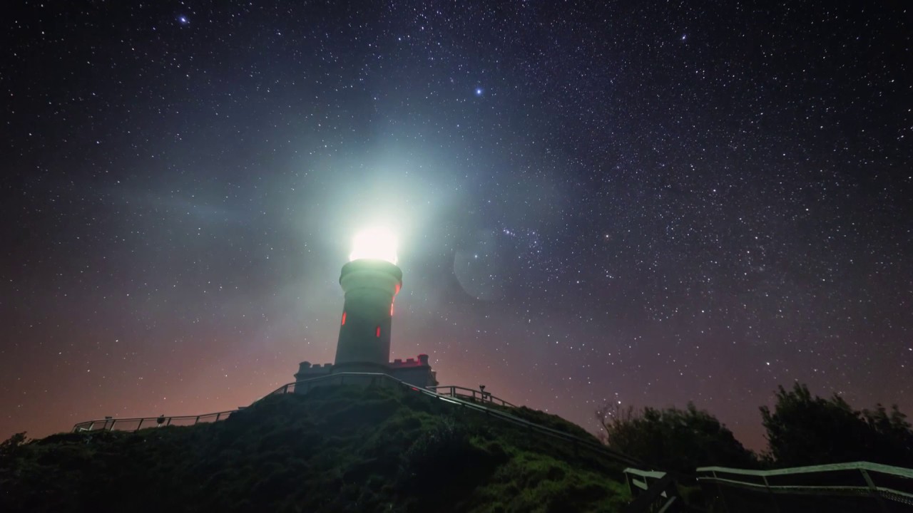 Byron Bay Lighthouse Australia - Starlight to Sunrise