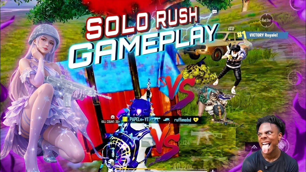 SOLO RUSH 💥 DUO vs SQUAD INSANE MOMENTS | PUBG MOBILE