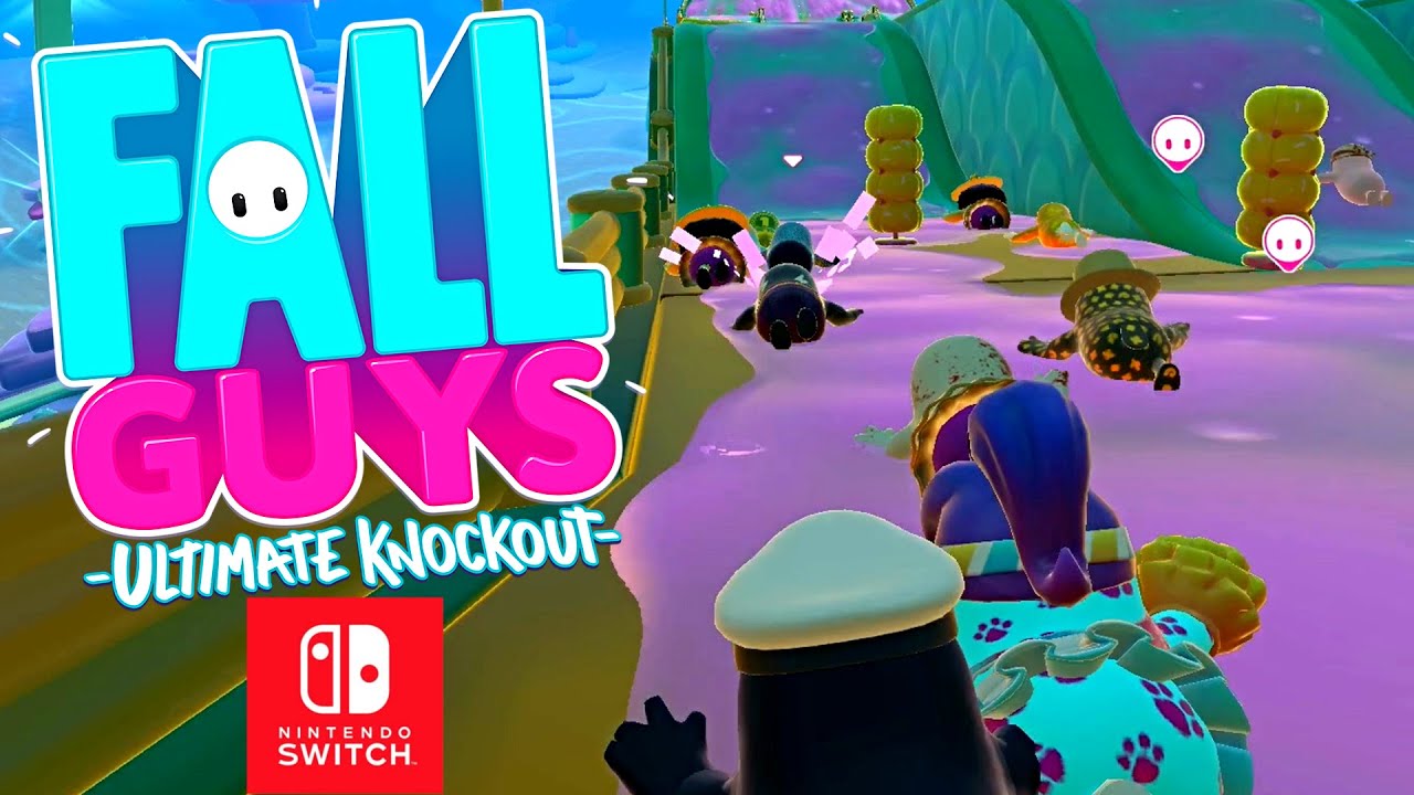 Fall Guys Free 2 Play Nintendo Switch Online Season 3 Squad Gameplay #64
