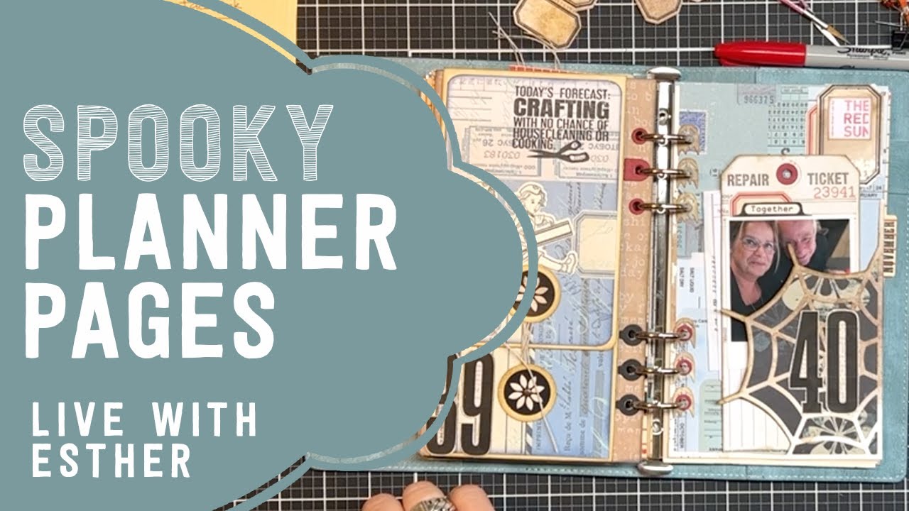Halloween Planner Pages! | LIVE with Esther