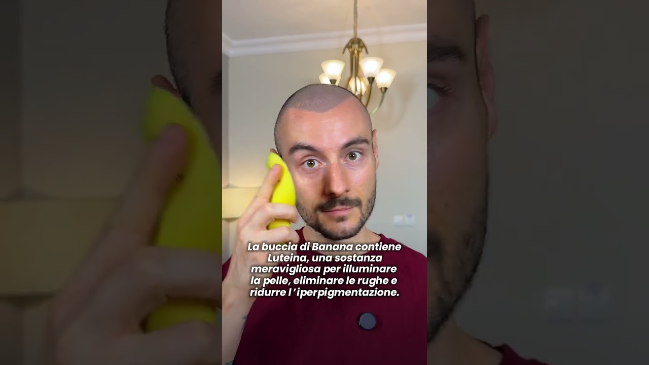 🍌✨ Pelle luminosa, compatta e senza rughe usando solo&hellip; una buccia di banana!  Sembra impossibile?