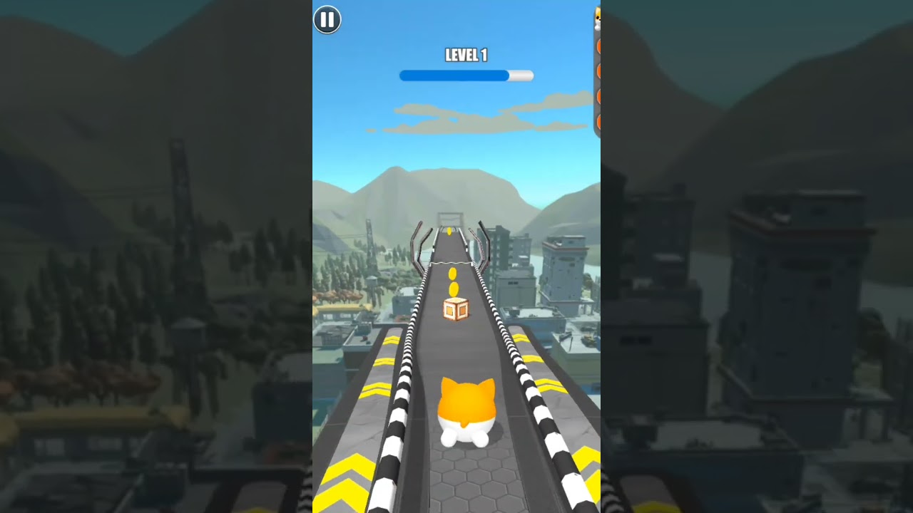 Rolling  Ball Sky Escape   Gameplay Level 1