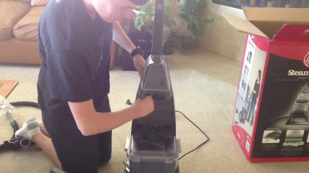 Распаковка и сборка Hoover SteamVac