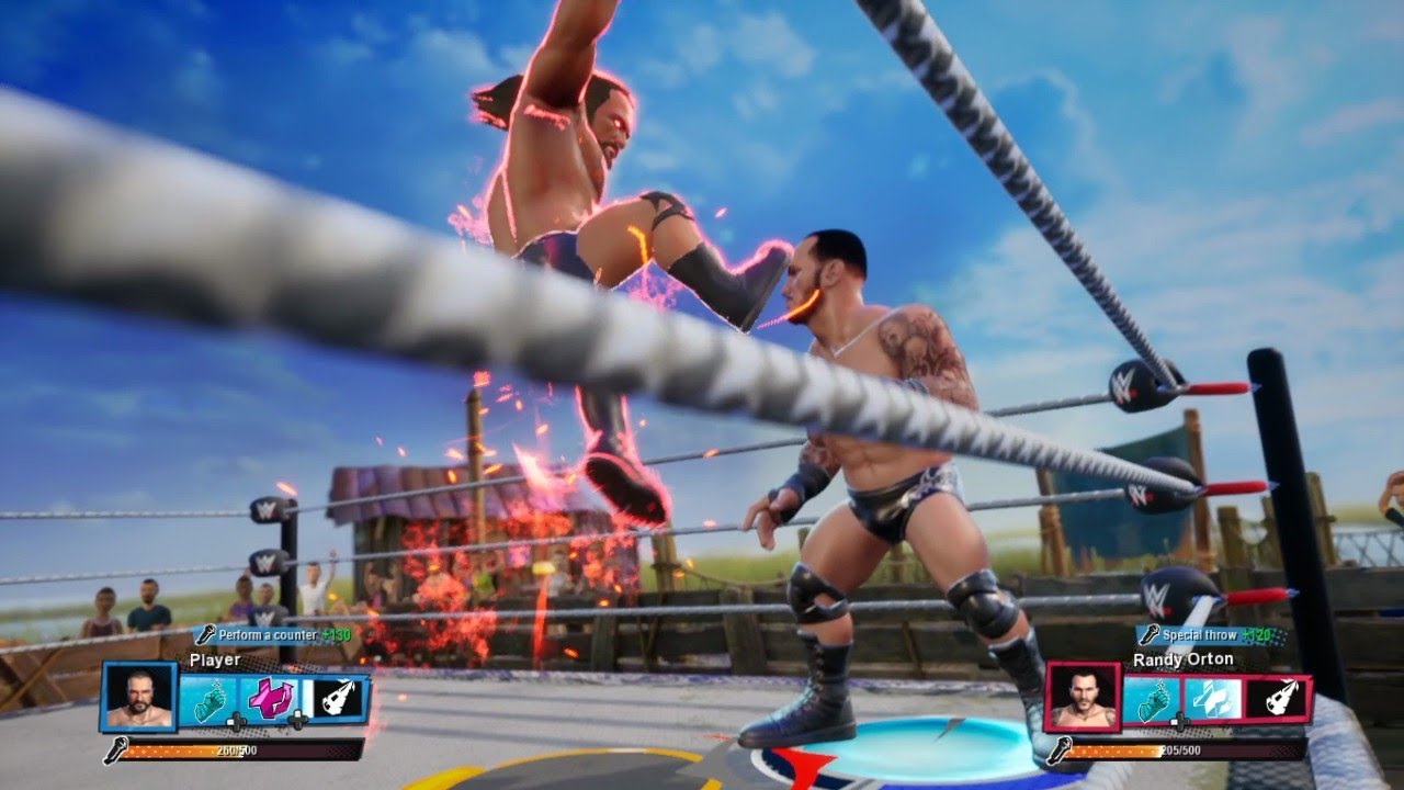 Drew McIntyre VS Randy Orton - WWE 2K Battlegrounds gameplay