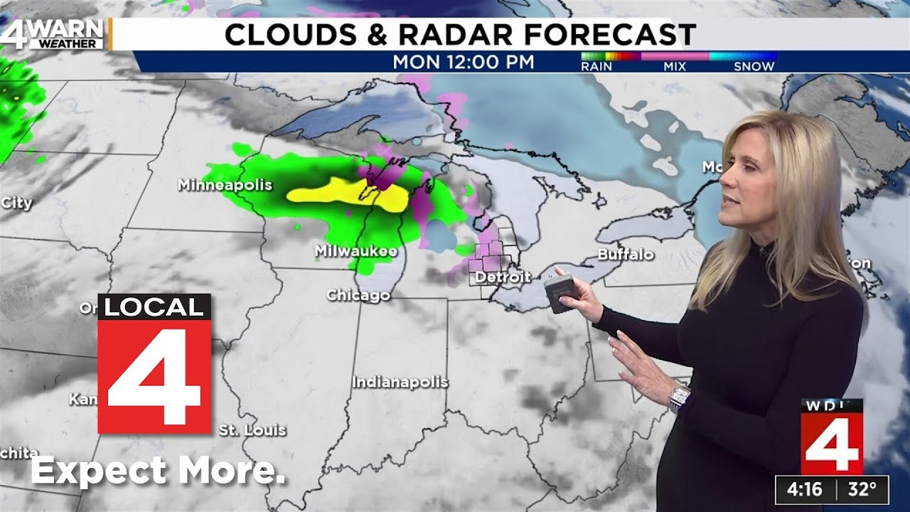 Metro Detroit weather forecast Feb. 21, 2025 -- 4 p.m. Update