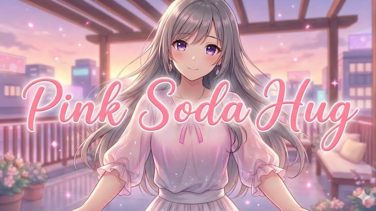🌸 Pink Soda Hug — A Playful Pink Romance (Cute Anime MV)