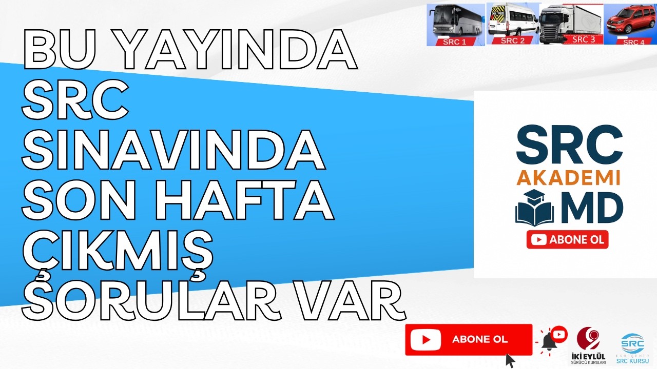 SRC 1-2-3-4 SINAV SORULARI 🚗🚕SRC SORU ÇÖZÜMÜGARANTİLİ PUAN🎯#keşfet #sınav#ehliyet#src#ösym#meb#viral