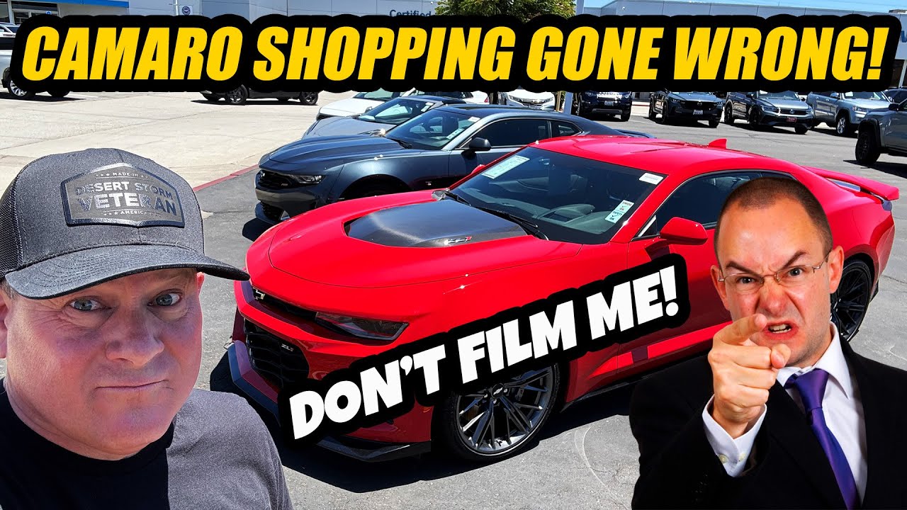 CAMARO ZL1 SHOPPING GONE WRONG! DON'T FILM ME!