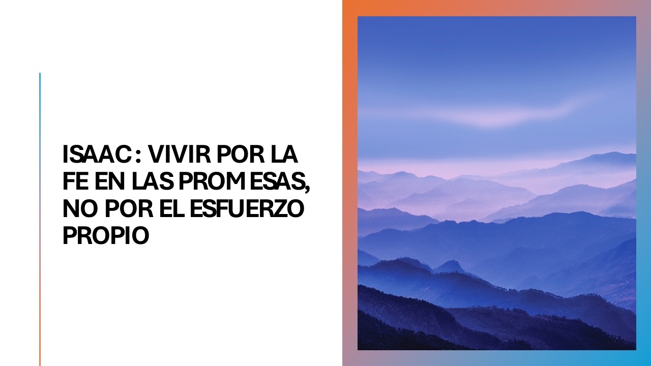 Vivir por la Fe en las promesas por Javier Mendez