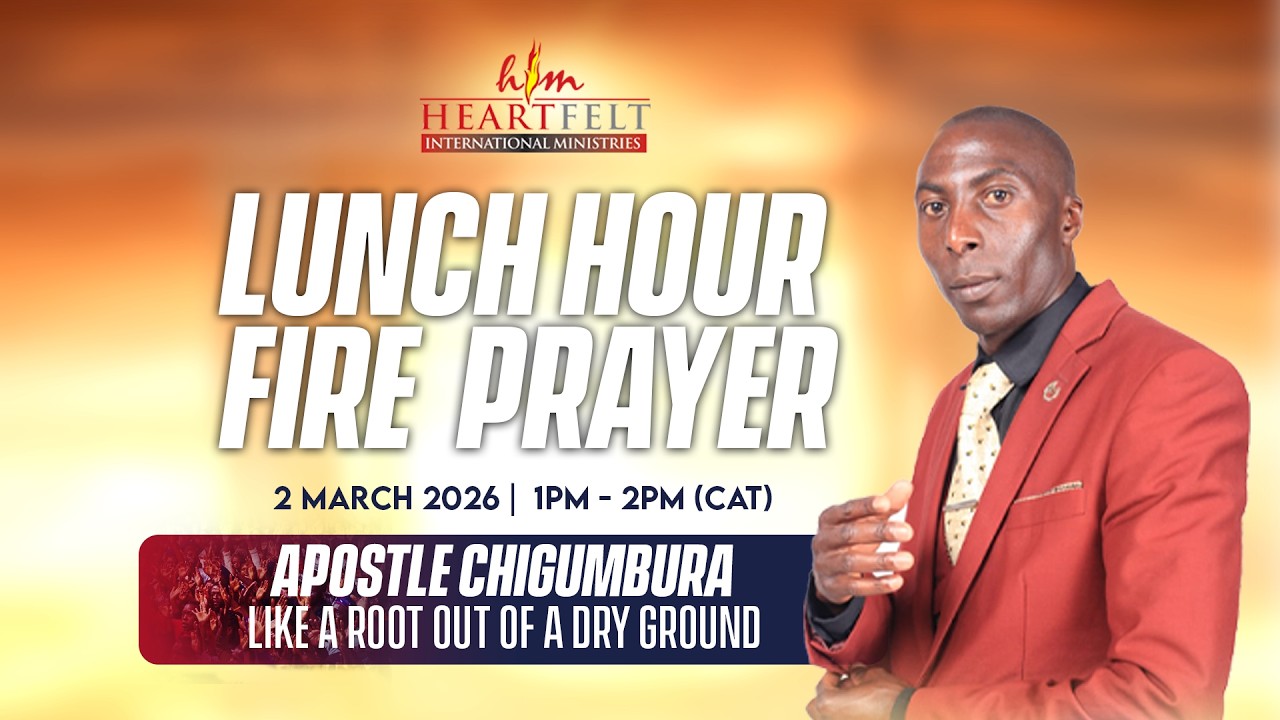 Like A Root Out Of A Dry Ground |  Apostle Chigumbura | LUNCH HOUR FIRE PRAYER