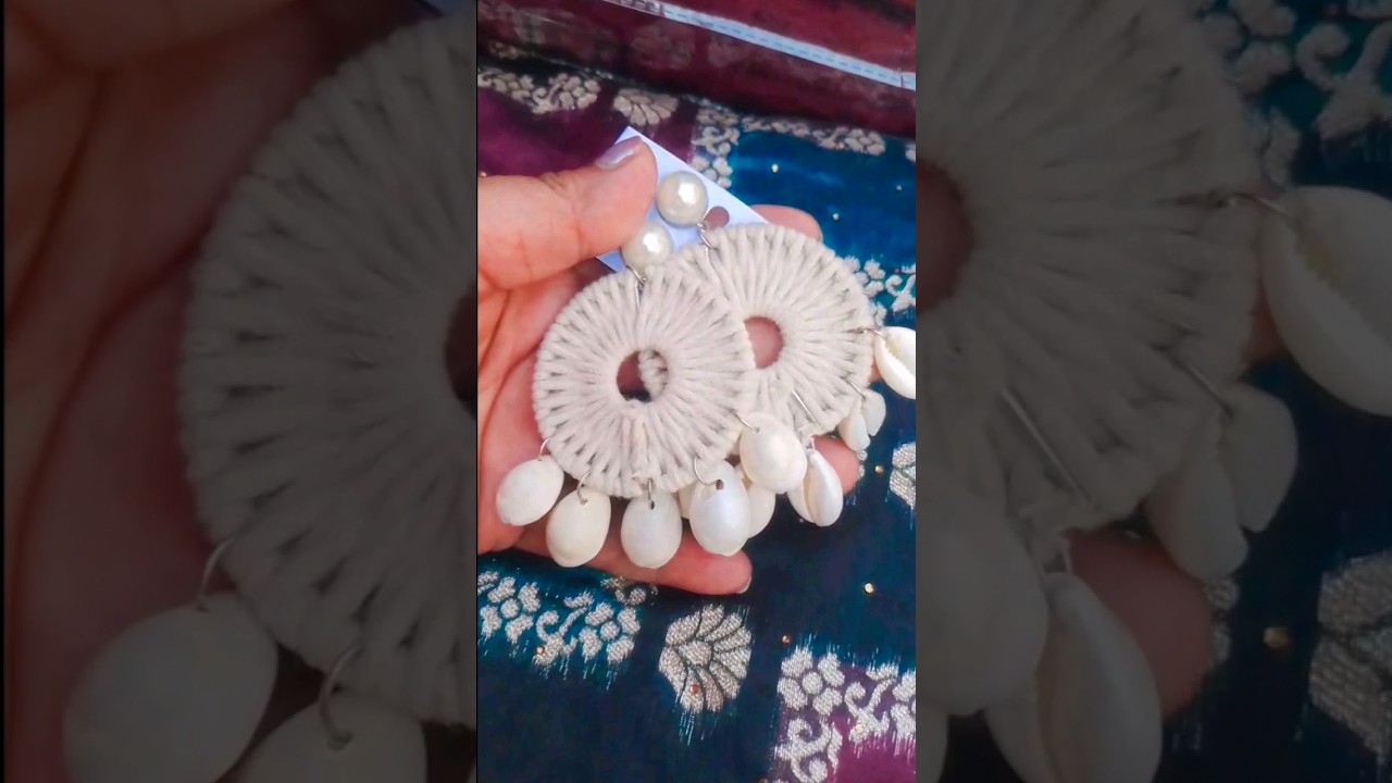 Macrame earrings | DIY macrame earring tutorial | 