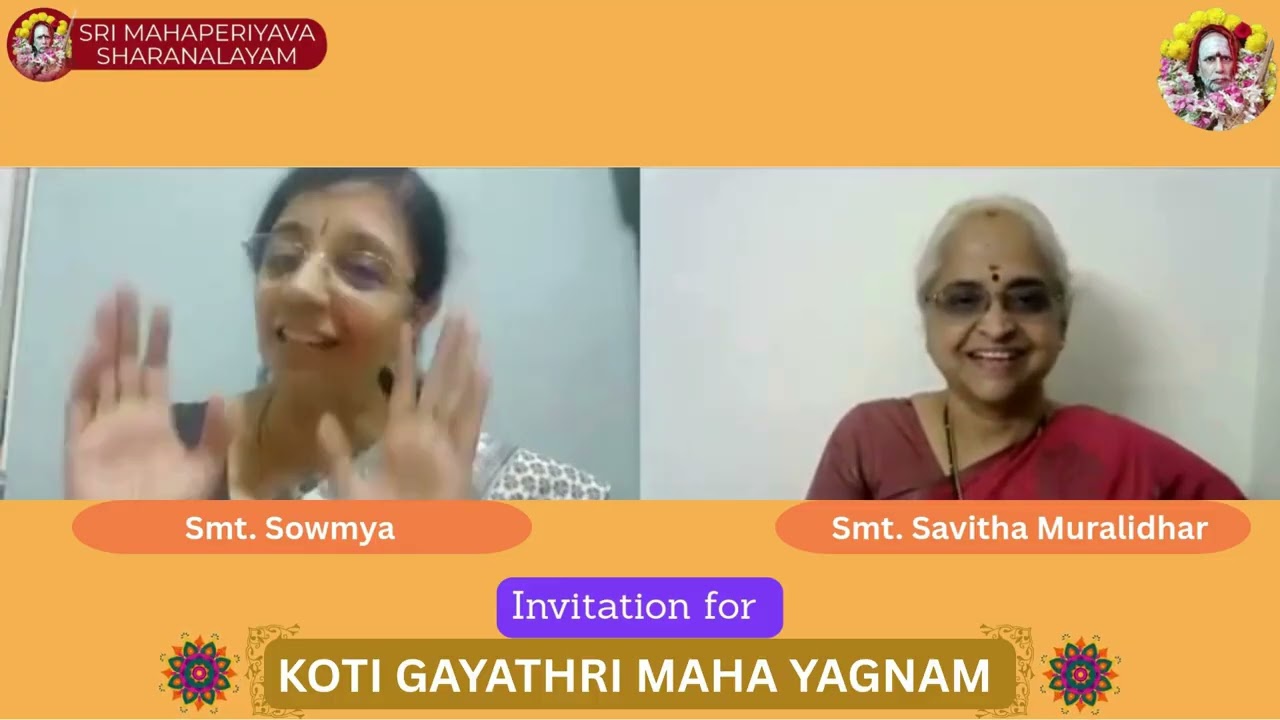 Invitation for Koti Gayathri Maha Yagnam