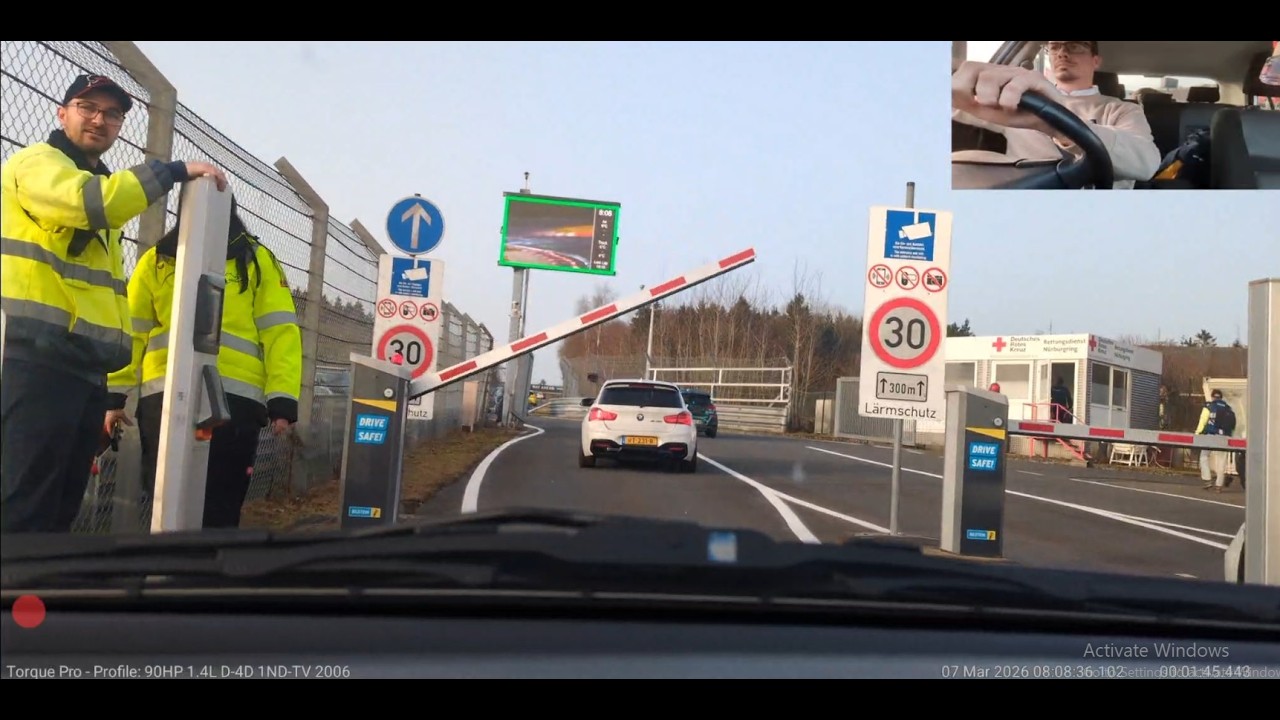 Nurburgring 2026 opening day Tourist drive 07/03/2026