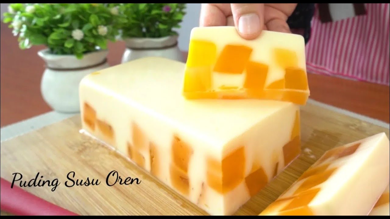 Cara Buat Puding Susu Oren Untuk Buka Puasa