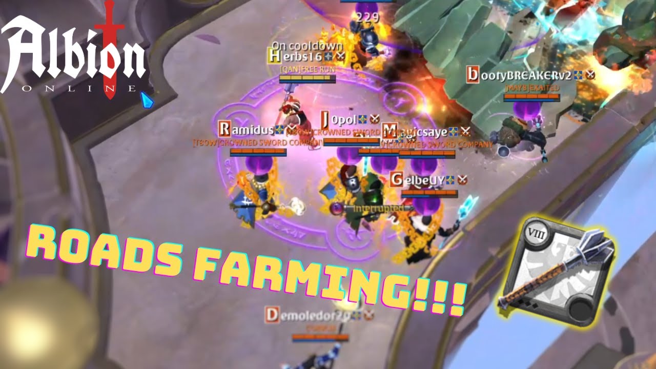 FARMING ROADS OF AVALON!!! | Albion Online