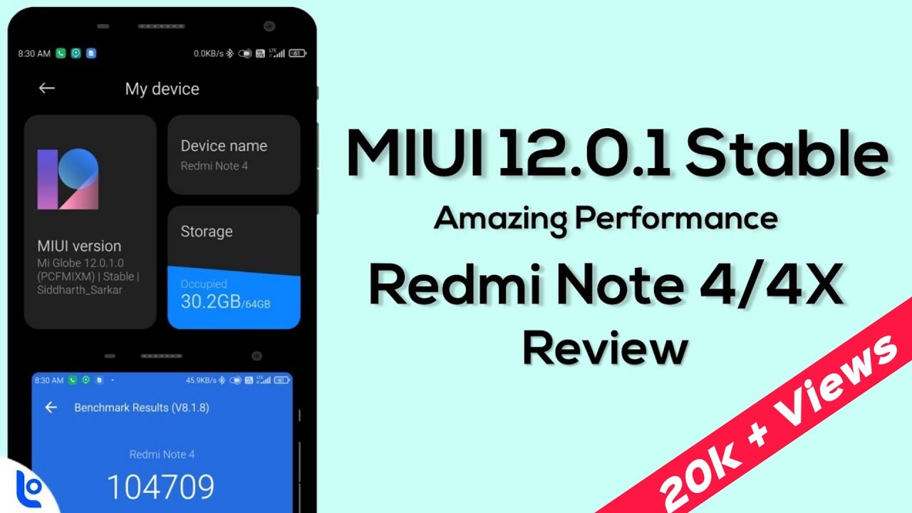 Stable MIUI 12.0.1 for Redmi Note 4 | Best MIUI 12 Stable ROM for Mido | Perfect MIUI 12 ROM Review