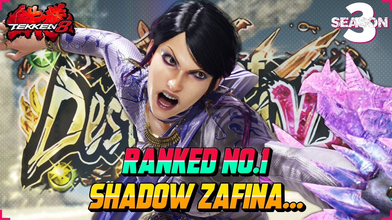SHADOW 20z Ranked No.1 ZAFINA Is Out of Control &ndash; Tekken 8 Season 3
