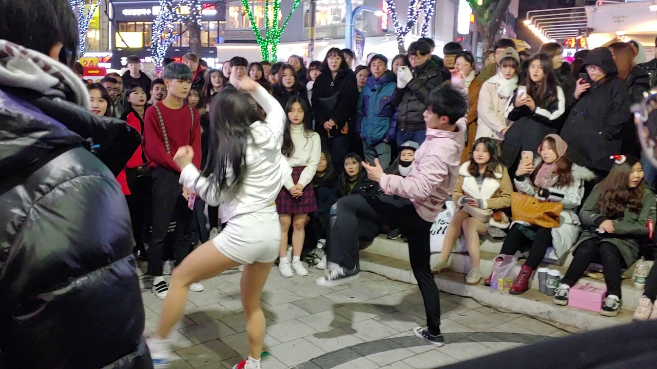 [Busking No1/HD] Diana(다이아나)&KCT_EXO(엑소)_Tempo(템포)/performance,performing/홍대 버스킹/Kpop dance