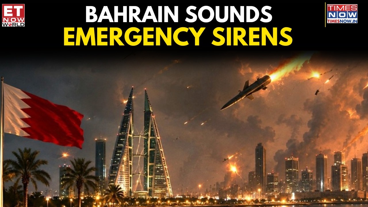 Iran War Escalates: Bahrain Sounds Emergency Sirens As Iran Targets US Bases | US-IRAN Conflict
