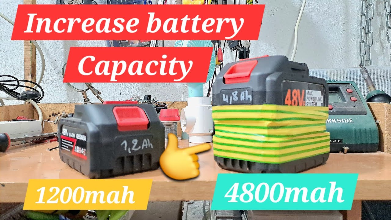 How to increase battery capacity for cheap / 5s/4p 21v battery pack build 
