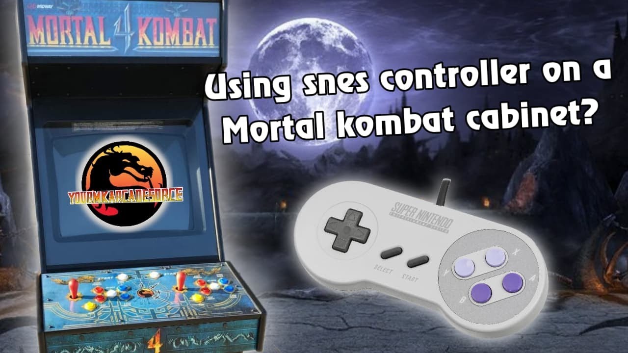 Using SNES Controllers To Play Mortal Kombat...On The Arcade Machine?