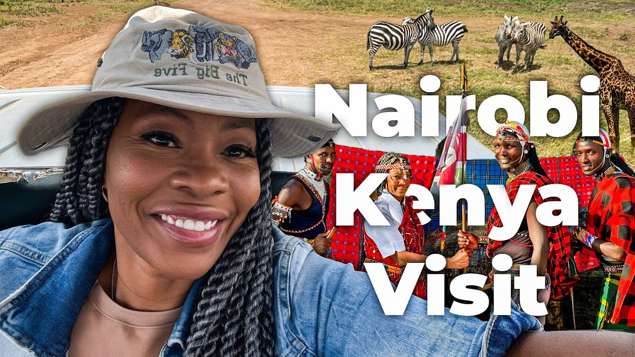 A Day in Nairobi Safari Life | Solo Travel, Maasai Beads, and City Touring Fun!