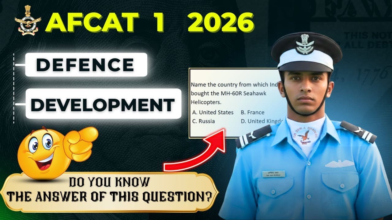 🛡️ Defence Developments in the Past Year 🔥 | MOST IMPORTANT for AFCAT-1-2026 ✈️🚀