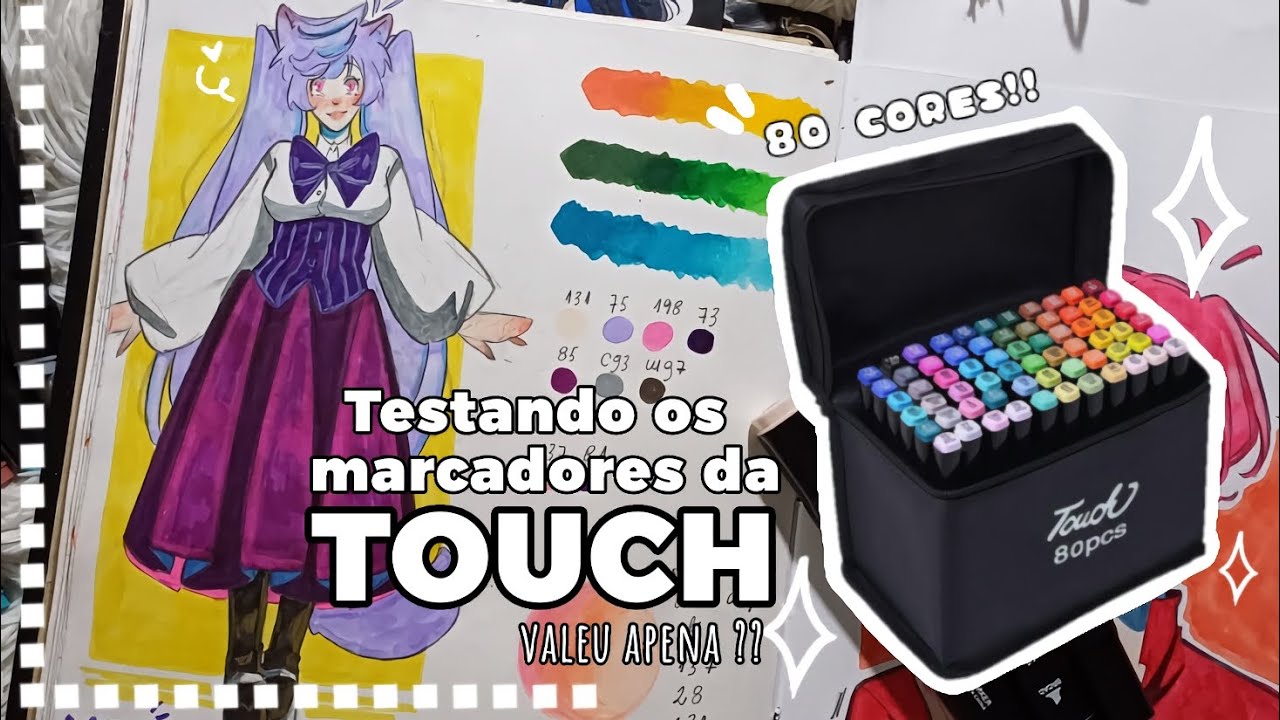 Testando os marcadores da TOUCH, será que vale apena ??
