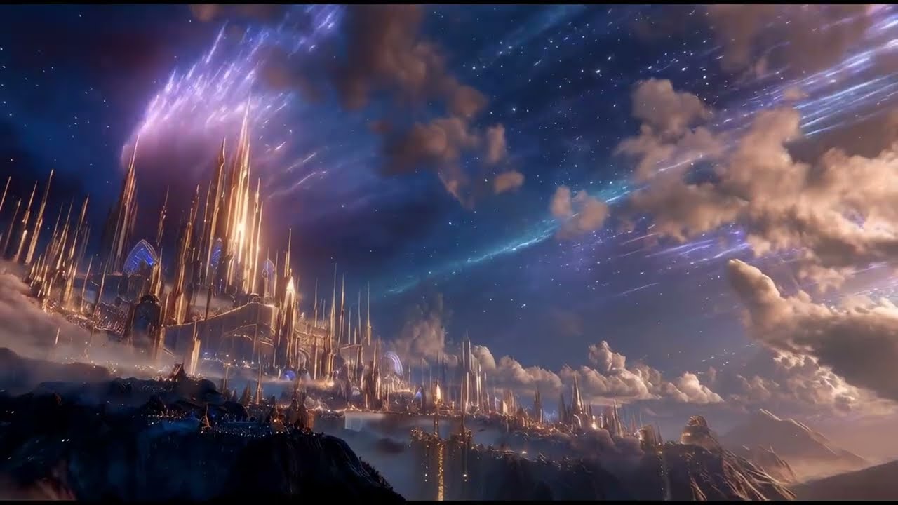 A Mythical Journey to the Norse Divine Realm: An Epic Pilgrimage to Asgard|4K Dream Worlds & AI