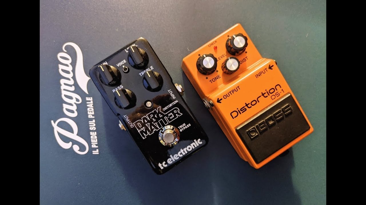 Tc Electronic DARK MATTER Vs Boss DS1 - DISTORSORI da 50€. il migliore? Distortion Pedals Comparison