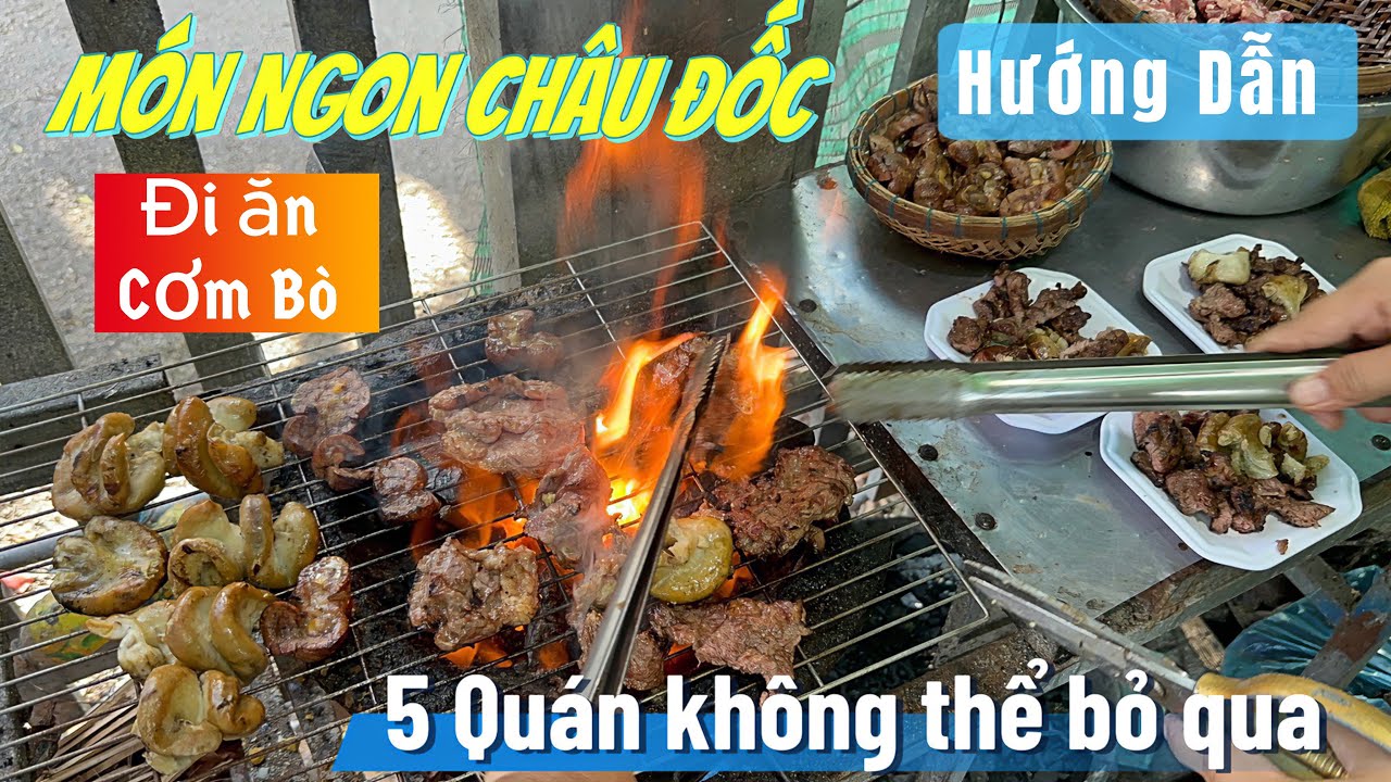 Tổng Hợp TOP quán Ăn NGON tại CHÂU ĐỐC An Giang. Đặc Biệt Cơm thịt Giò nổi tiếng Châu Đốc 2024.